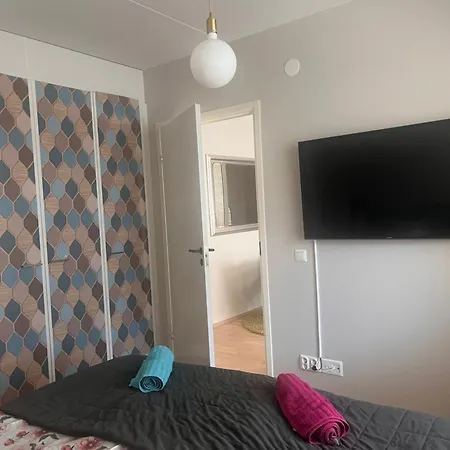 Great Two Bedrooms With A Private Sauna And A Sea View From The Balcony Close Center Daire *