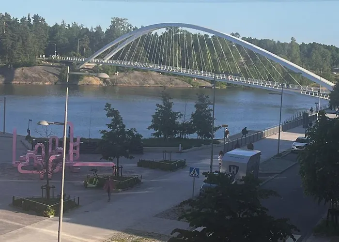 Great Two Bedrooms With A Private Sauna And A Sea View From The Balcony Close Center Apartment Helsinki