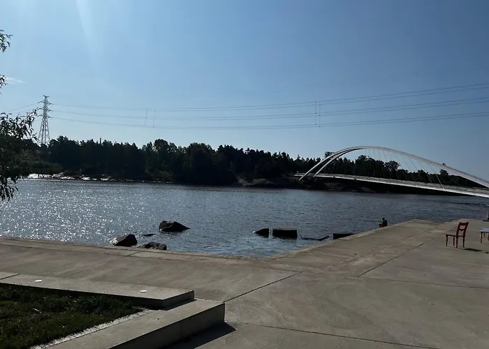 Great Two Bedrooms With A Private Sauna And A Sea View From The Balcony Close Center Helsinki