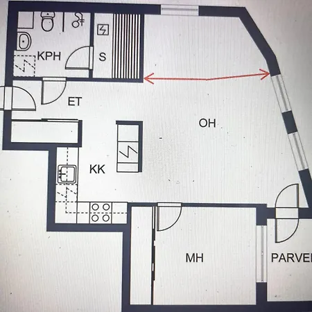 Great Two Bedrooms With A Private Sauna And A Sea View From The Balcony Close Center هلسنكي